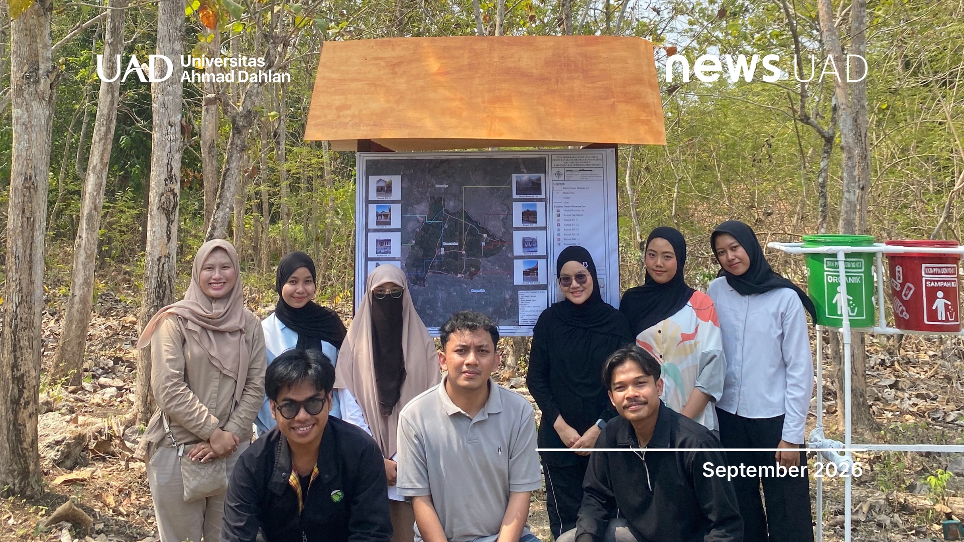 Mahasiswa KKN UAD Hadirkan Peta Wilayah untuk Permudah Informasi Publik di Banaran Lor