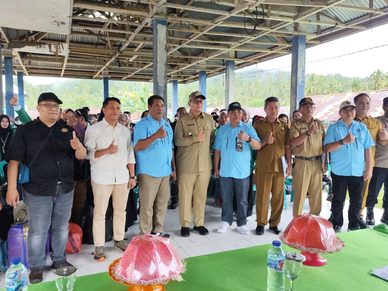 Kehadiran Mahasiswa KKN Unismuh Luwuk Disambut Hangat Wabup Bangkep