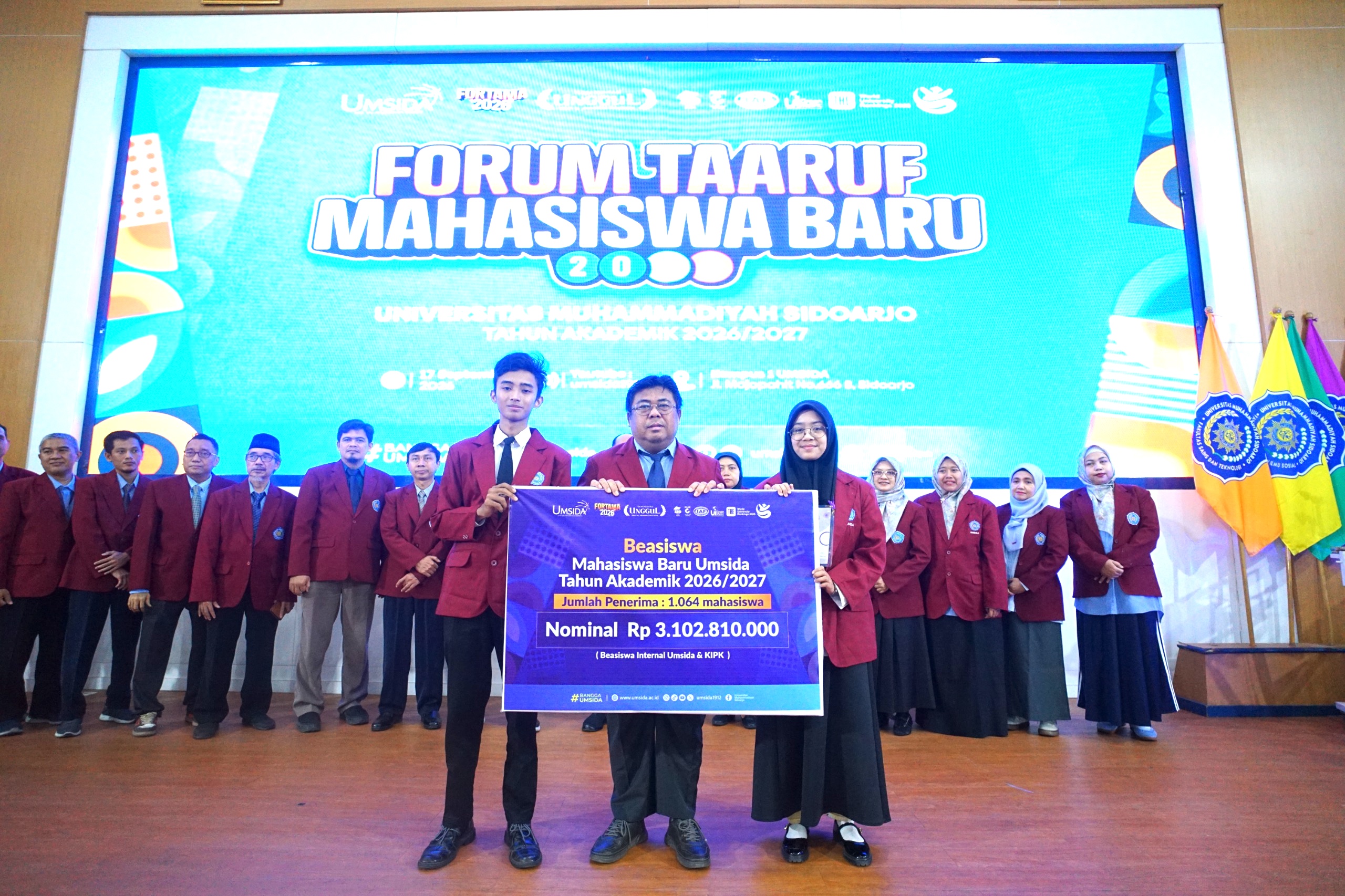 Umsida Salurkan Beasiswa kepada Ribuan Maba Tahun Akademik 2026/2027
