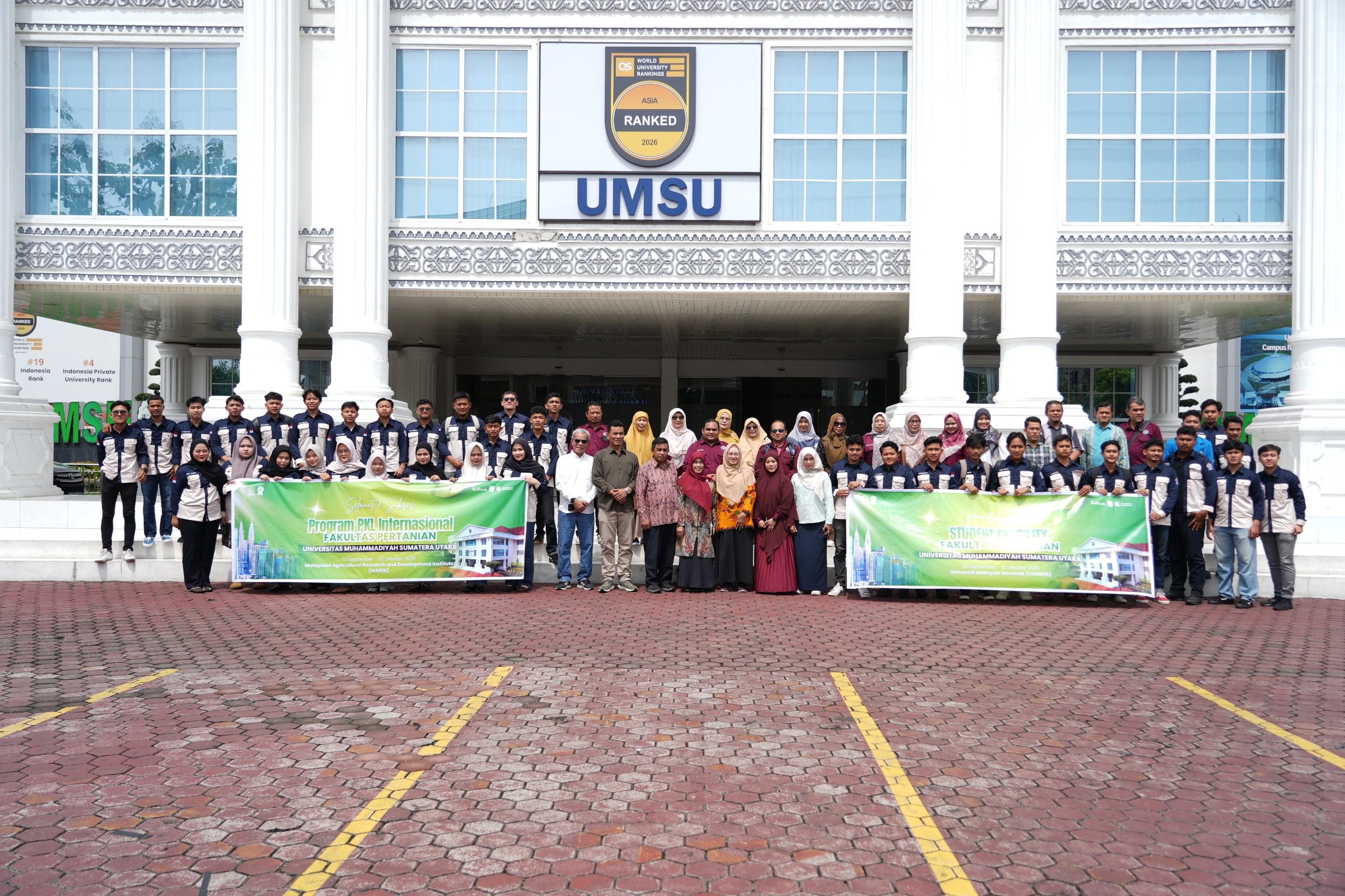 Fakuktas Pertanian UMSU Melepas 40 Mahasiswa PKL Internasional dan Student Mobility di Malaysia