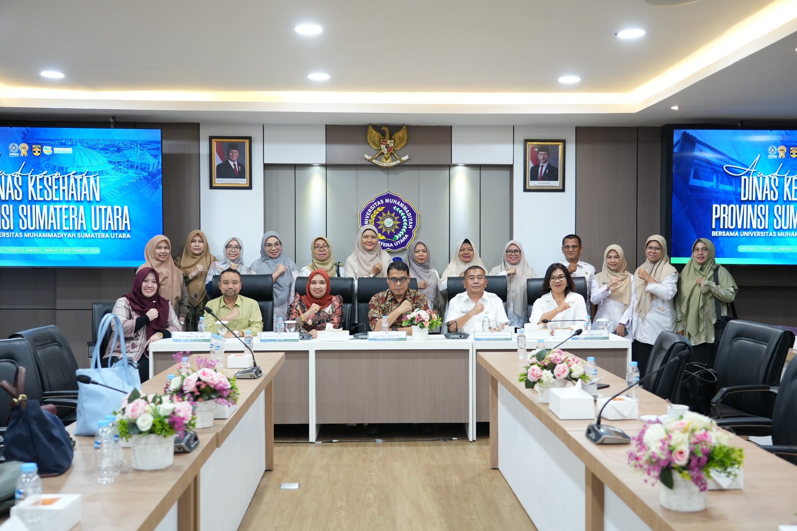 Dinas Kesehatan Provsu Gandeng UMSU Gelar Cek Kesehata Gratis