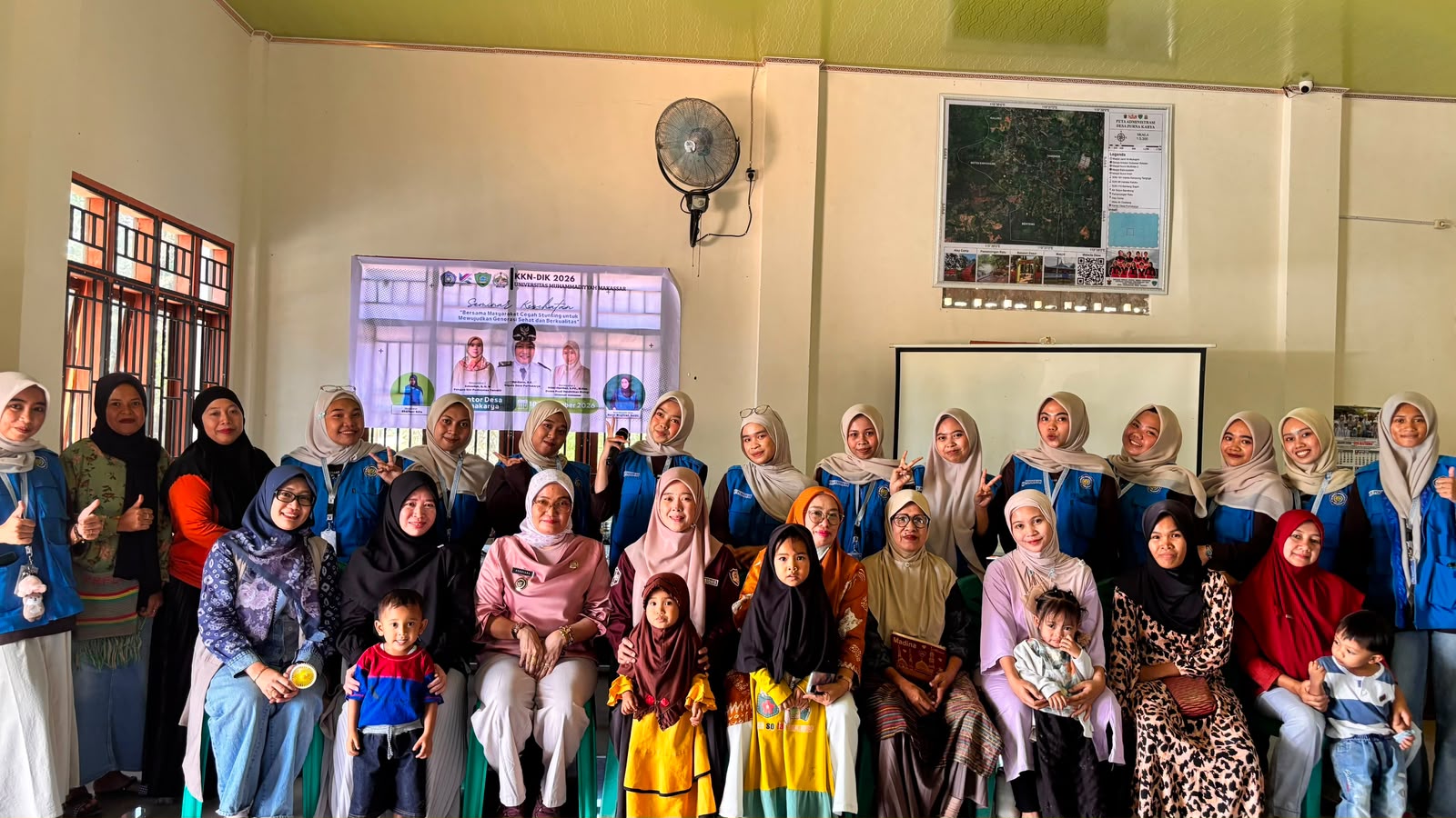KKN-DIK Unismuh Gelar Seminar Kesehatan di Purnakarya, Dorong Pencegahan Stunting